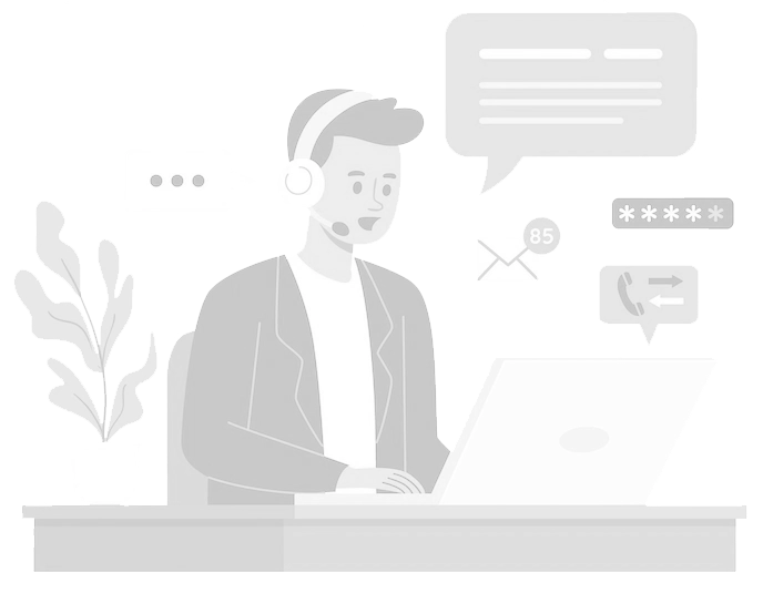 Contact popup illustration