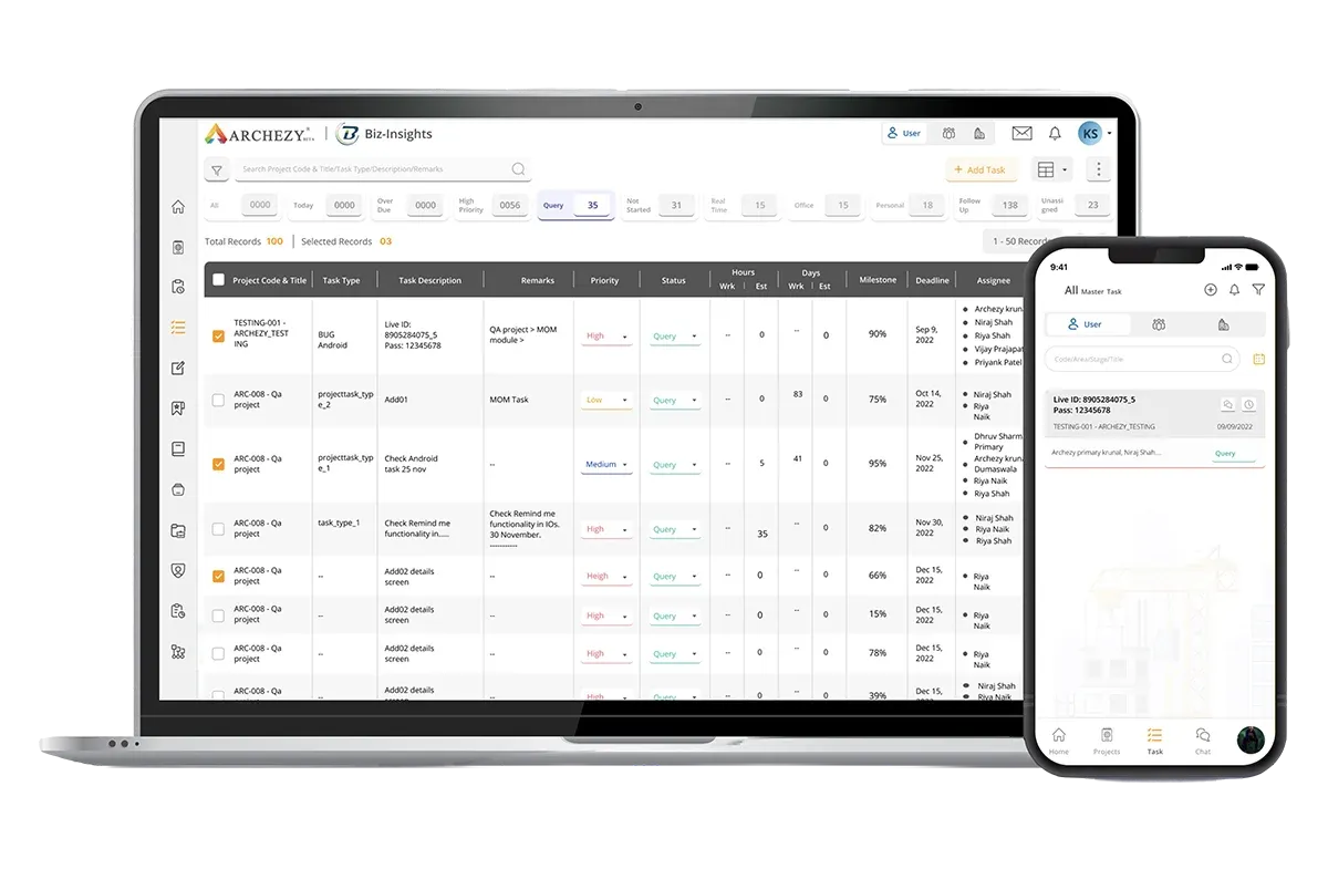 Archezy client collaboration and document sharing portal
