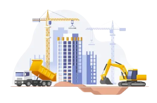 Vector graphic illustrating drawing version control issues for architects