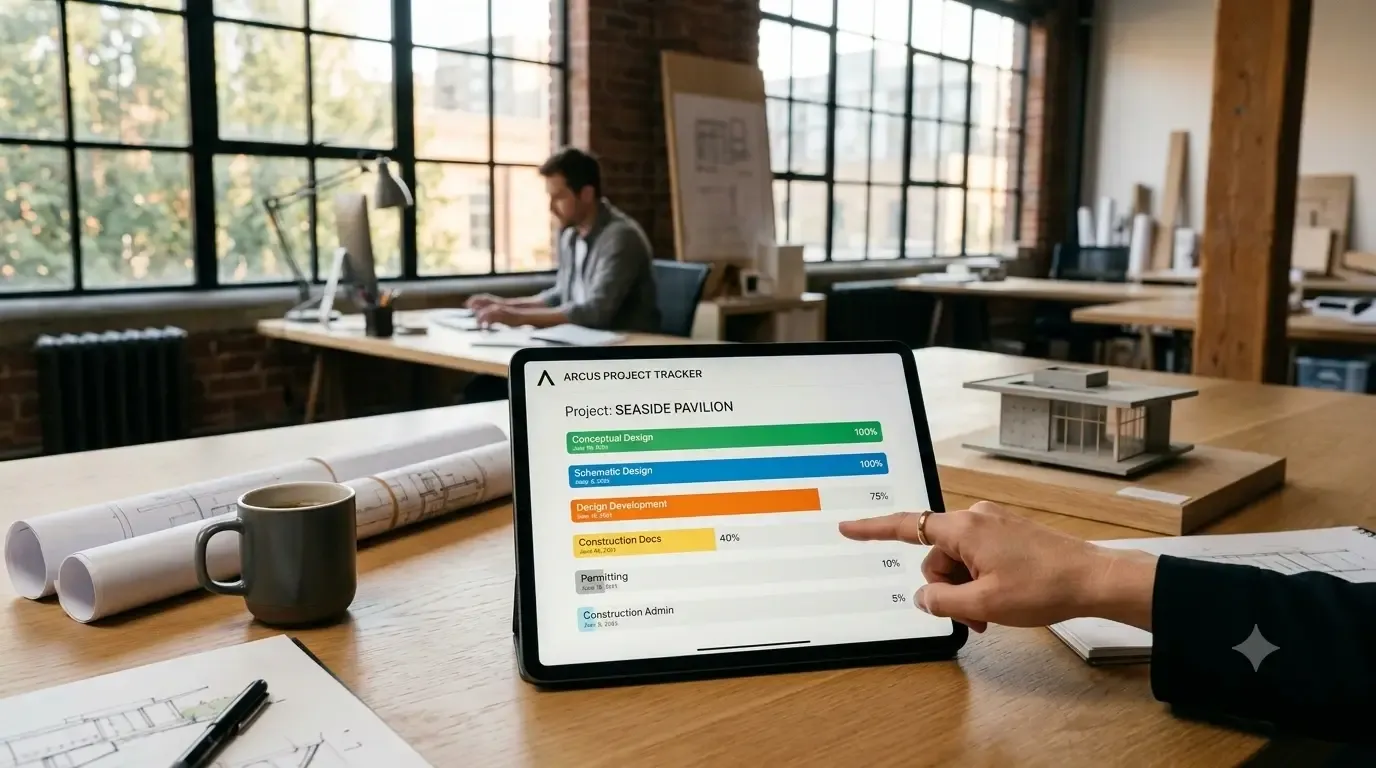 How to track project phases using architecture firm billing software